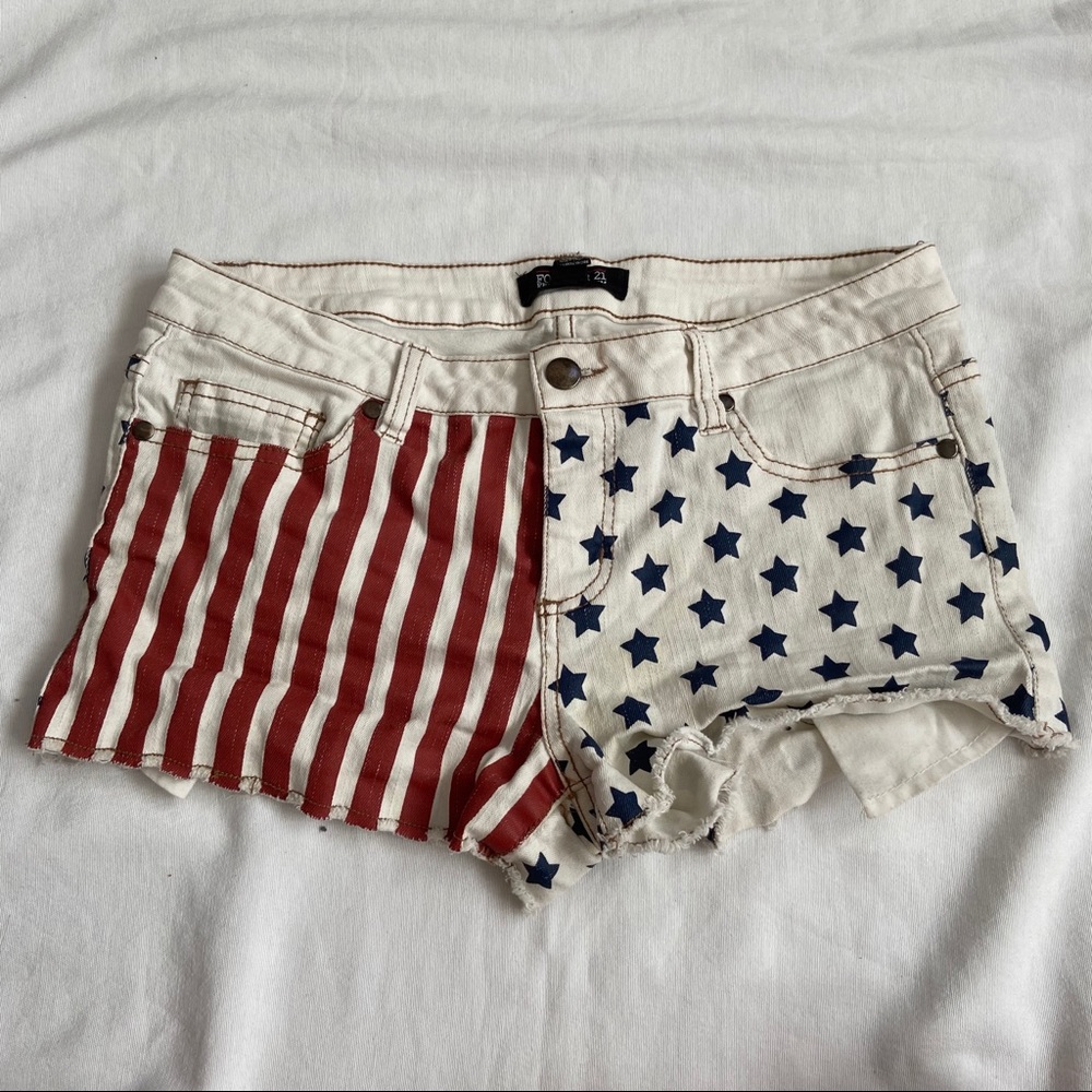 forever 21 american flag shorts